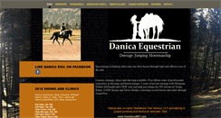 Desktop Screenshot of danicadressage.com
